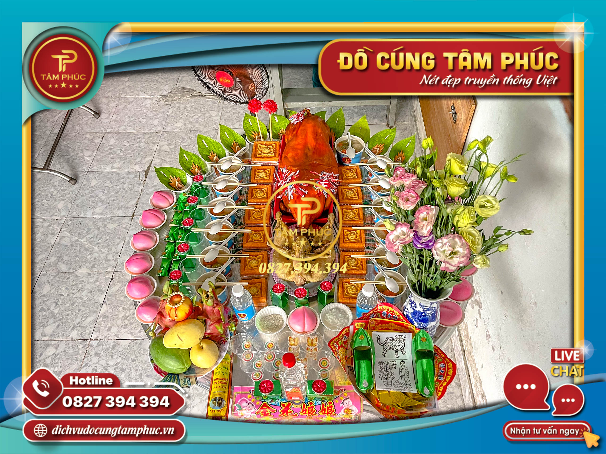 Mâm cúng Thôi Nôi cho các bé yêu trọn gói.